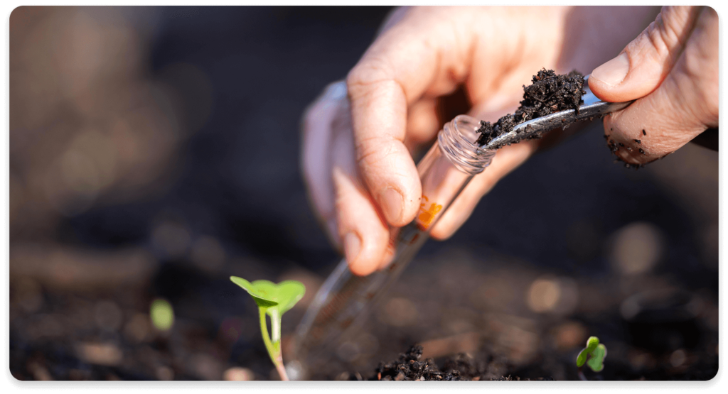 Testing of soil organic carbon